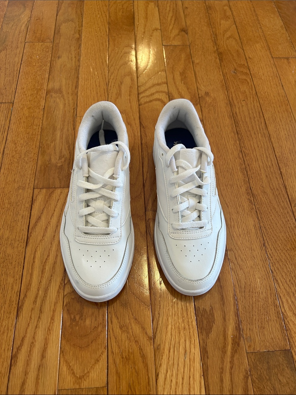 Reebok All-White Low-Top Athletic Sneakers - Picture 2 of 11